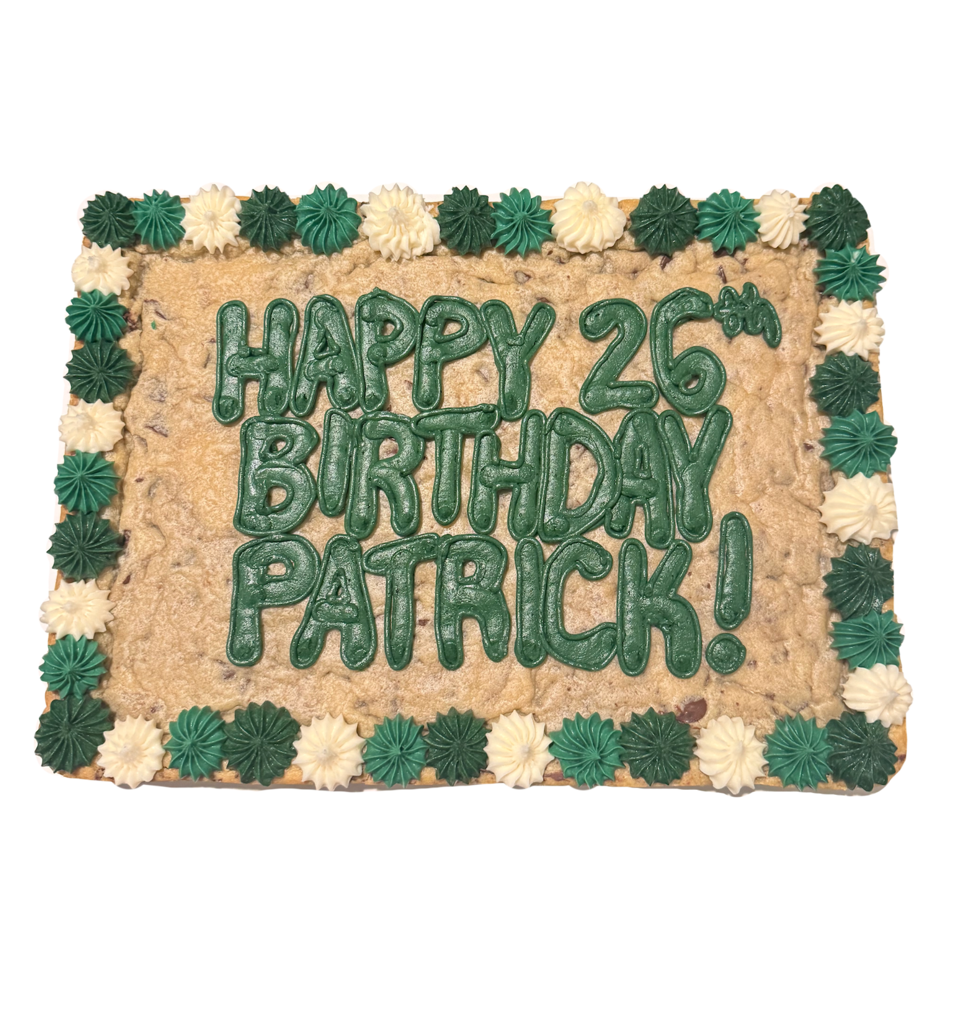 Standard Rectangle Cookie Cake